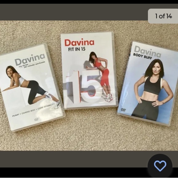 davina mccall Other - LOT/ BUNDLE OF 3 EXERCISE FITNESS DVD*FIT IN 15 TO 30 MINUTES*DAVINA MCCALL*